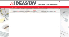 Desktop Screenshot of ideastav.cz